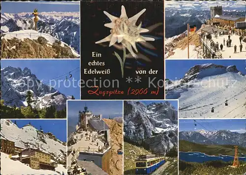 Zugspitze Panorama Seilbahn Edelweiss Gaststaette Kat. Garmisch Partenkirchen
