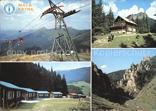 Mala Fatra Seilbahn Panorama Feriendorf Kat. Slowakische Republik