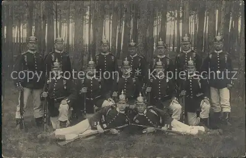 Regiment GR 100 Grenadier Gruppenfoto Soldaten 