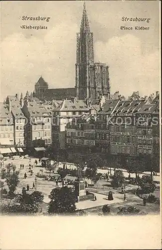 Strassburg Elsass Kleberplatz Kat. Strasbourg