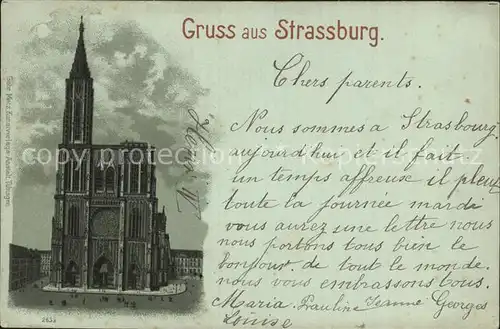 Strassburg Elsass Muenster Kat. Strasbourg