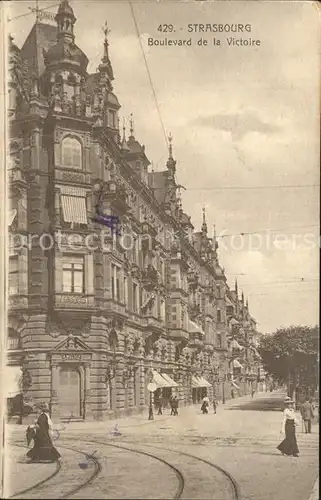 Strassburg Elsass Boulevard de la Victoire Kat. Strasbourg