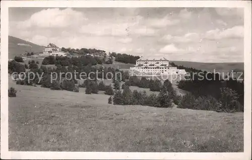 Markstein Le Blick auf die Hotels Kat. Oderen