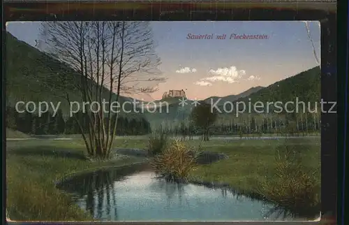 Lembach Bas Rhin Elsass Sauertal Burk Fleckenstein Kat. Lembach