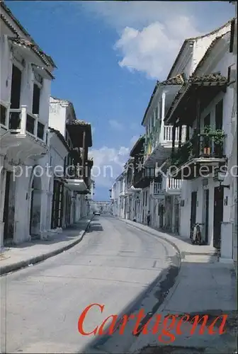 Cartagena de Indias Calle Colonial Kat. Cartagena