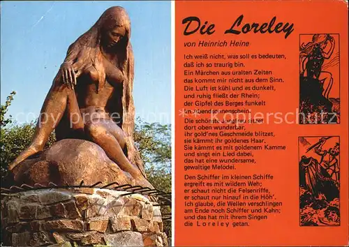 St Goarshausen Rhein Die Loreley Liedtext