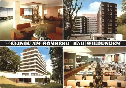 Bad Wildungen Klinik am Homberg Foyer Speisesaal Kat. Bad Wildungen