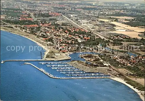 Helsingborg Hafen Fliegeraufnahme Kat. Helsingborg