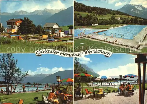 Wertschach Villach Gailtaler Bergbad Campingplatz Alpenfreude Alpenblick Kat. Villach