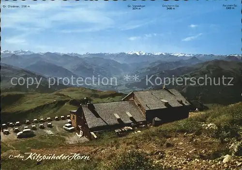 Kitzbuehel Tirol Berghotel am Kitzbueheler Horn Aussichtsberg Fernsicht Alpenpanorama Kat. Kitzbuehel