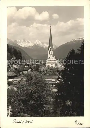 Imst Tirol Partie mit Kirche Kat. Imst