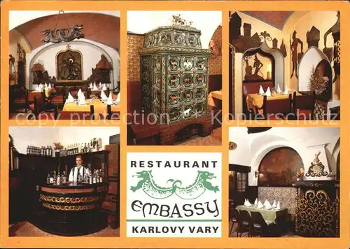 Karlovy Vary Restaurant Embassy Kat. Karlovy Vary Karlsbad