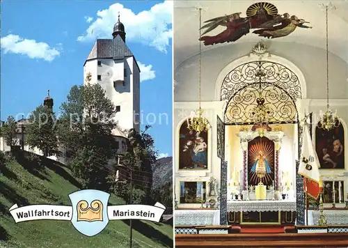 Mariastein Tirol Schloss und Wallfahrtsort  Kat. Mariastein