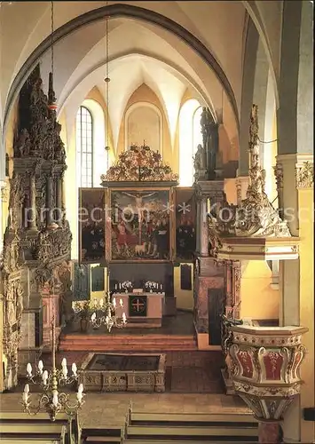 Weimar Thueringen Evangelisch Lutherische Stadtkirche Sankt Peter und Paul Chorraum Kat. Weimar