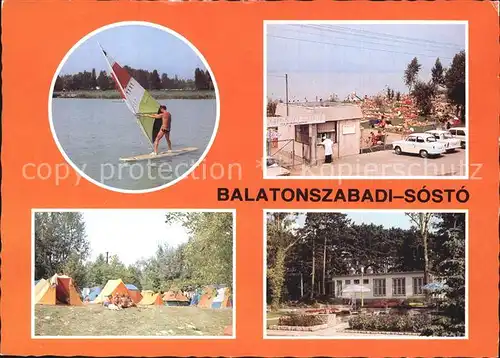 Balatonszabadi Surfer Campingplatz Teilansicht  Kat. Ungarn