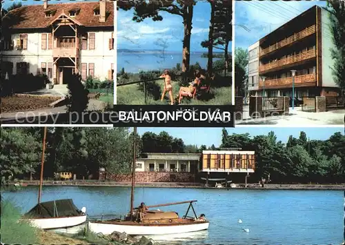 Balatonfoeldvar See Hotel Badestelle Kat. Ungarn