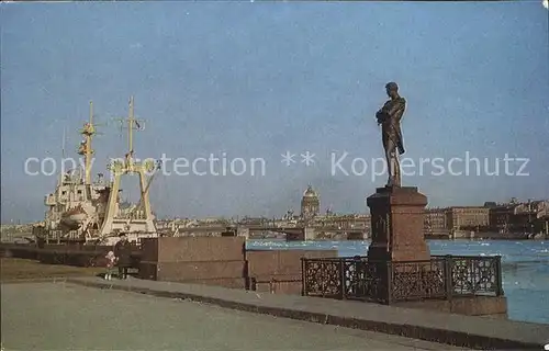 St Petersburg Leningrad Lieutenant Schmidt Promenade 