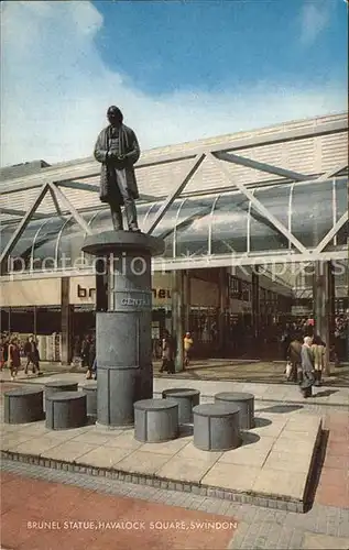 Swindon Brunel Statue Havalock Square  Kat. Swindon