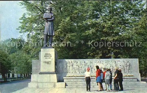 Jaroslawl Nekrasow Denkmal  Kat. Jaroslawl