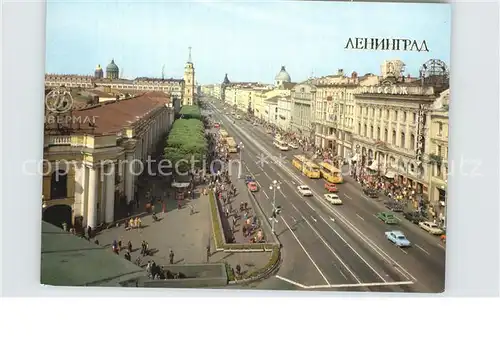 Leningrad St Petersburg Nevsky Prospekt Kat. Russische Foederation
