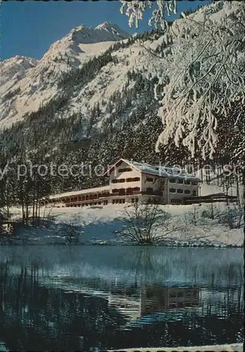 Oberstdorf Franz Fackler Erholungsheim am Christlessee Kat. Oberstdorf