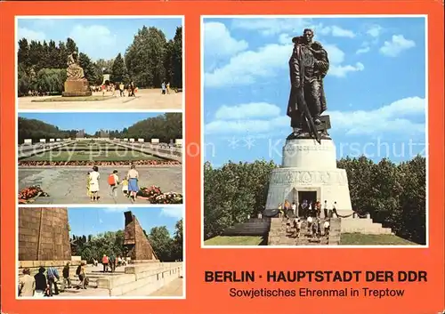 Berlin Sowj Ehrenmal in Treptow Park  Kat. Berlin