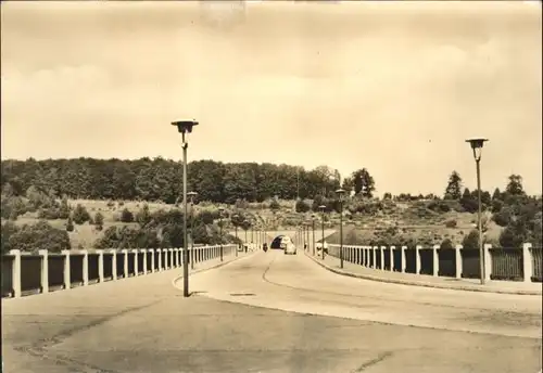 Hasselfelde Rapbodetalsperre Dammkrone der Staumauer * / Hasselfelde /Harz LKR