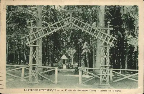 Belleme Foret Entree de la Herse / Belleme /Arrond. de Mortagne-au-Perche