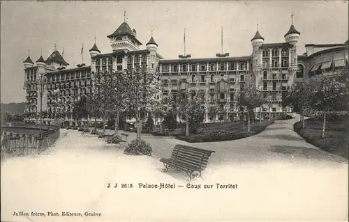 Montreux VD Palace-Hotel Caux sur Territet / Montreux /Bz. Vevey