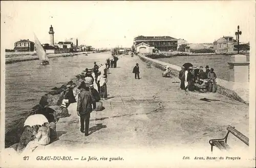 Le Grau-du-Roi Gard La Jetee Rive gauche / Le Grau-du-Roi /Arrond. de Nimes