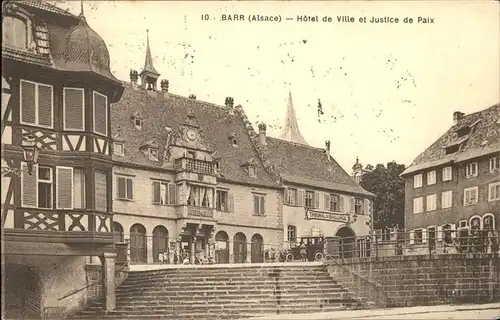 Barr Bas-Rhin Hotel de Ville et Justice de Paix / Barr /Arrond. de Selestat-Erstein
