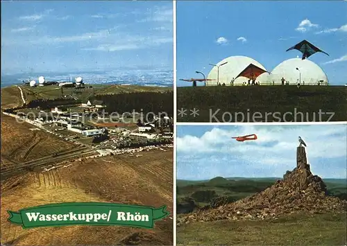 Wasserkuppe Rhoen Berg der Flieger Kat. Poppenhausen (Wasserkuppe)