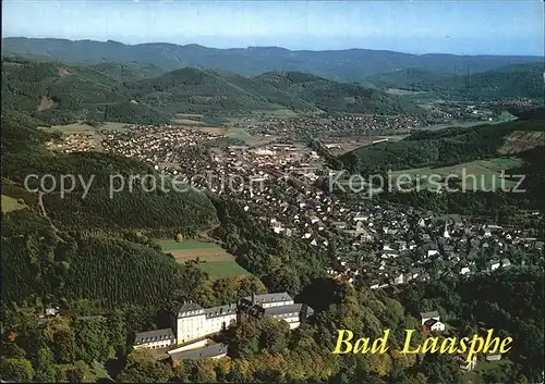 Bad Laasphe Fliegeraufnahme mit Schloss Wittgenstein Kat. Bad Laasphe