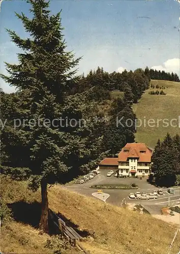 Wieden Schwarzwald Berghotel Wiedener Hof Kat. Wieden