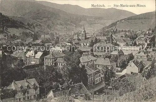 Markirch Panorama Kat. Sainte Marie aux Mines