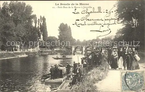 Joinville le Pont La Boucle de la Marne Promenade Pont Kat. Joinville le Pont