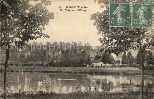 Orsay Essonne Un coin sur l Etang Kat. Orsay