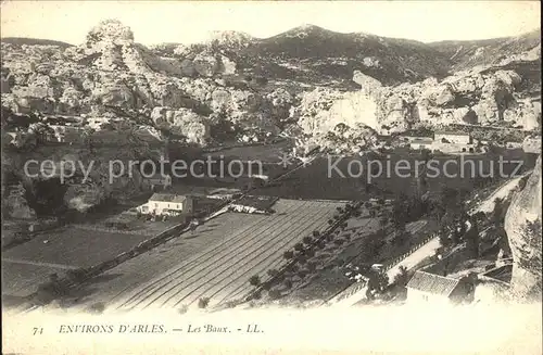 Les Baux de Provence Panorama Kat. Les Baux de Provence