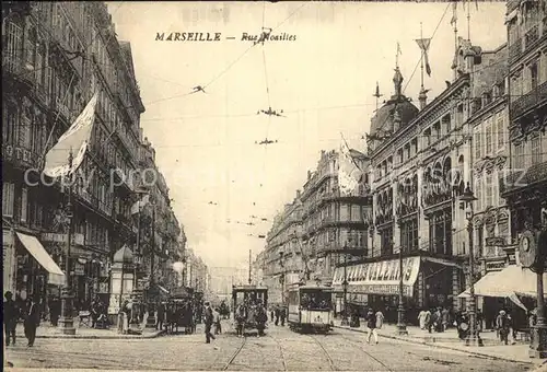 Marseille Rue Noailles Tram Kat. Marseille