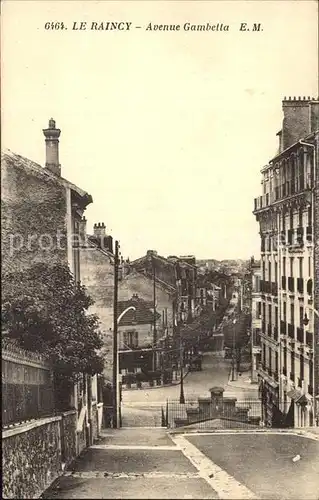 Le Raincy Avenue Gambetta Kat. Le Raincy