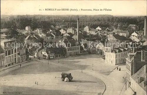 Romilly sur Seine Panorama Place de l Union Kat. Romilly sur Seine