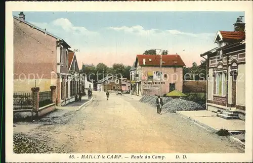 Mailly le Camp Route du Camp Kat. Mailly le Camp
