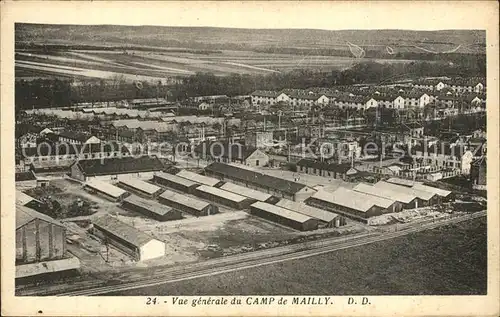 Mailly le Camp Vue generale aerienne Kat. Mailly le Camp