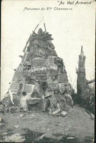 Vieil Armand Hartmannswillerkopf Monument du 8me Chasseurs