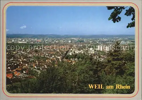 Weil am Rhein Panorama Kat. Weil am Rhein