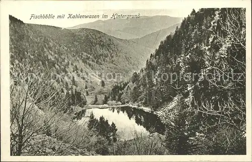 Kahlenwasen Panorama mit Fischboedle Vogesen Kat. Guebwiller