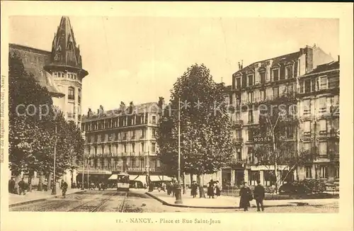 Nancy Lothringen Place et Rue Saint Jean Kat. Nancy