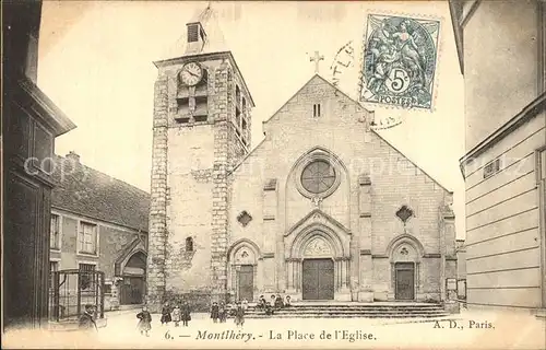 Montlhery Place de l Eglise Kat. Montlhery