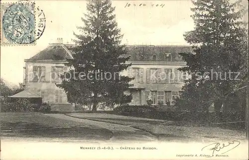 Mennecy Chateau du Buisson Schloss Kat. Mennecy