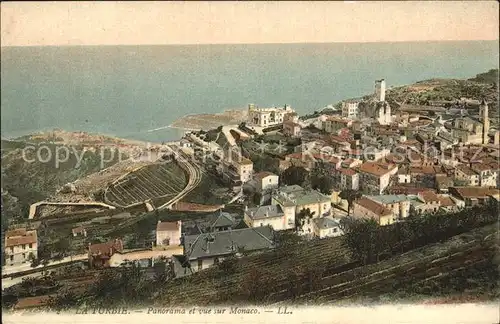 La Turbie Panorama et vue sur Monaco Kat. La Turbie